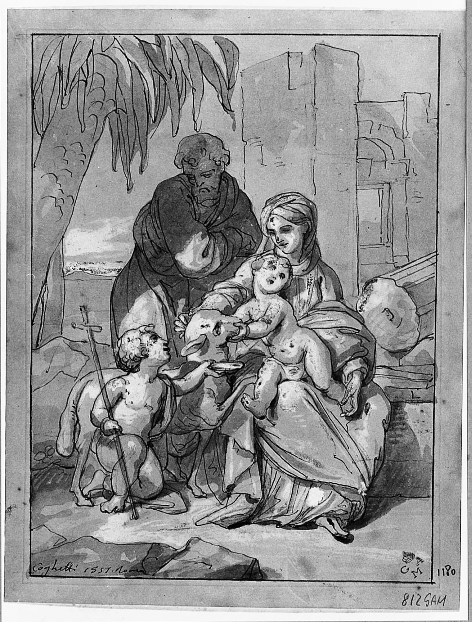 Sacra Famiglia con Giovannino